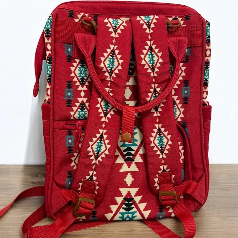 Wrangler Red Large Multi-Use Backpack or Baby Travel Bag *Brand NEW in Box* - Picture 6 of 7